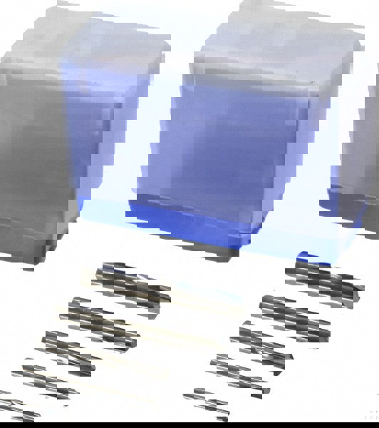 Drill Bit Set: Screw Machine Length Drill Bits, 5 Pc, 135 °, Solid Carbide